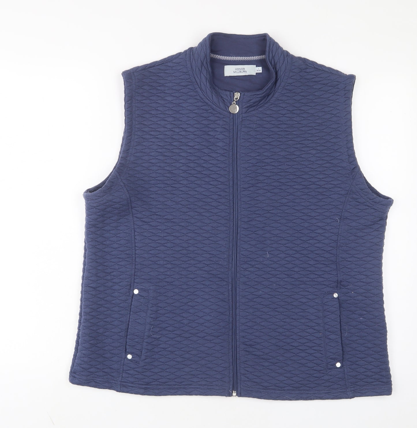 EWM Womens Blue Gilet Jacket Size 20 Zip