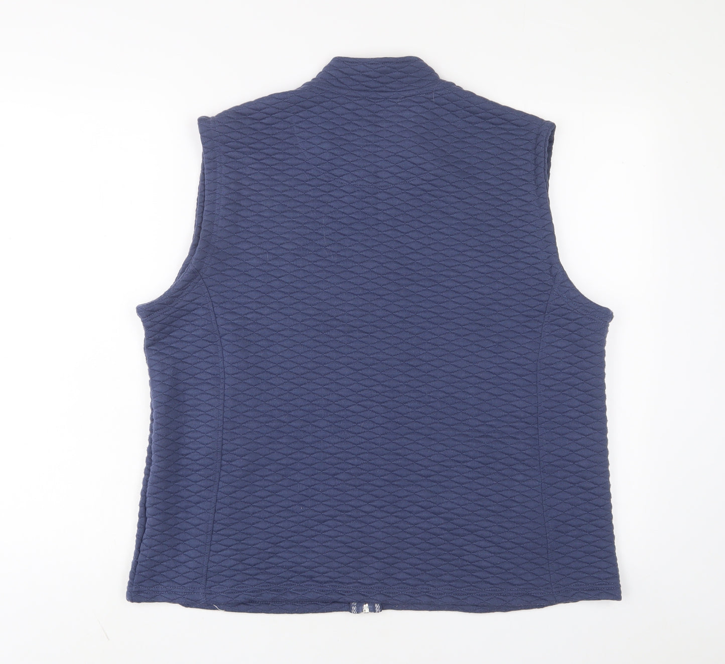 EWM Womens Blue Gilet Jacket Size 20 Zip