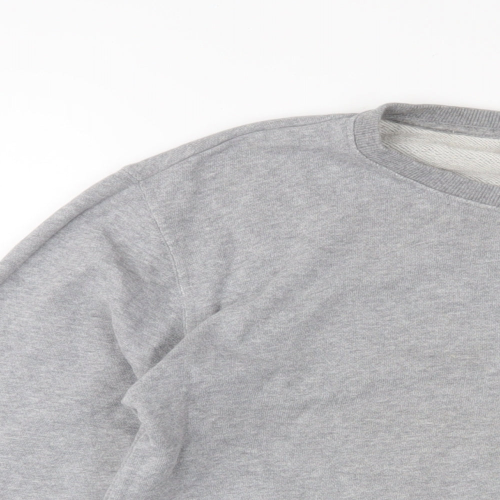 Zara Girls Grey Cotton Pullover Sweatshirt Size 11-12 Years Pullover - Mickey Mouse