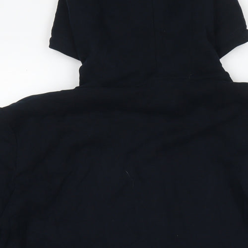 Marks and Spencer Mens Black Cotton Full Zip Hoodie Size L