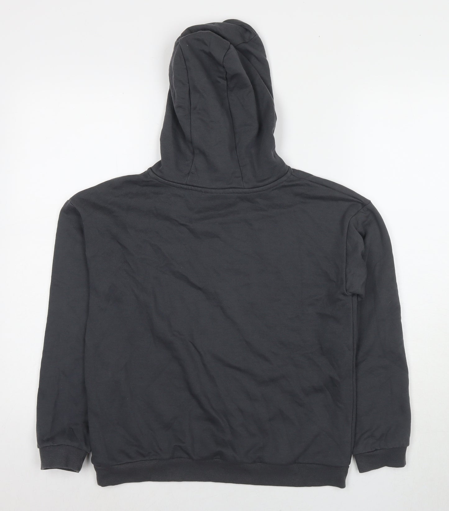 Friends Girls Grey Cotton Pullover Hoodie Size 11-12 Years Pullover