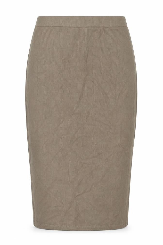 Marks and Spencer Womens Beige Polyester Straight & Pencil Skirt Size 6