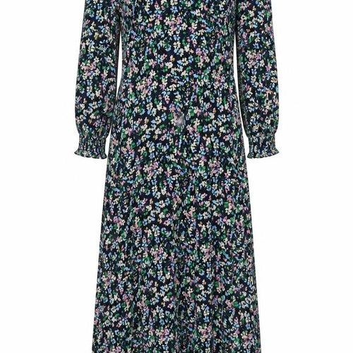 Marks and Spencer Womens Multicoloured Floral Viscose Maxi Size 8 Round Neck Zip