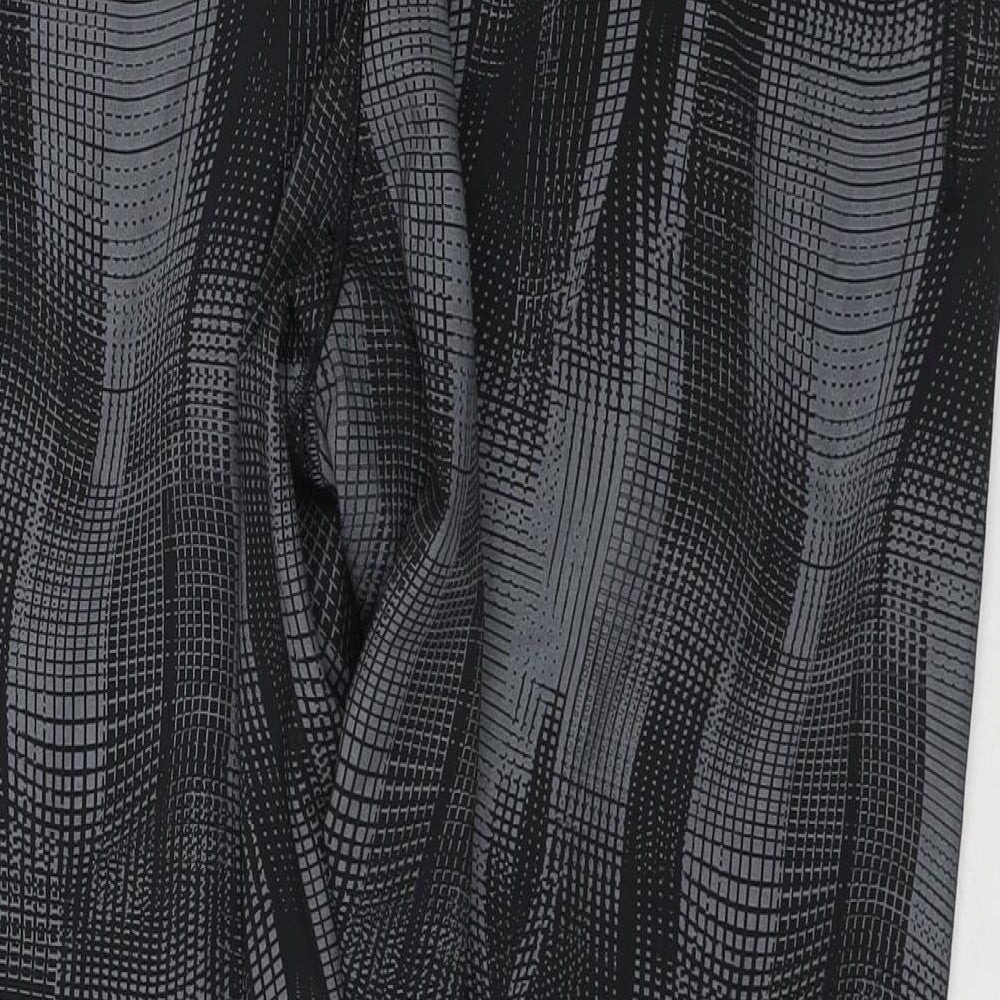 GOODMOVE Womens Grey Polyester Snow Pants Leggings Size 24 L25 in Regular Drawstring