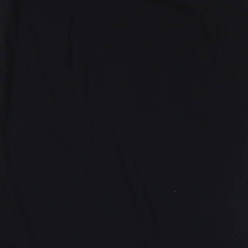 Marks and Spencer Womens Black Polyester Maxi Skirt Size 14 Zip