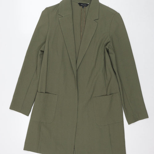 New Look Womens Green Jacket Blazer Size 12