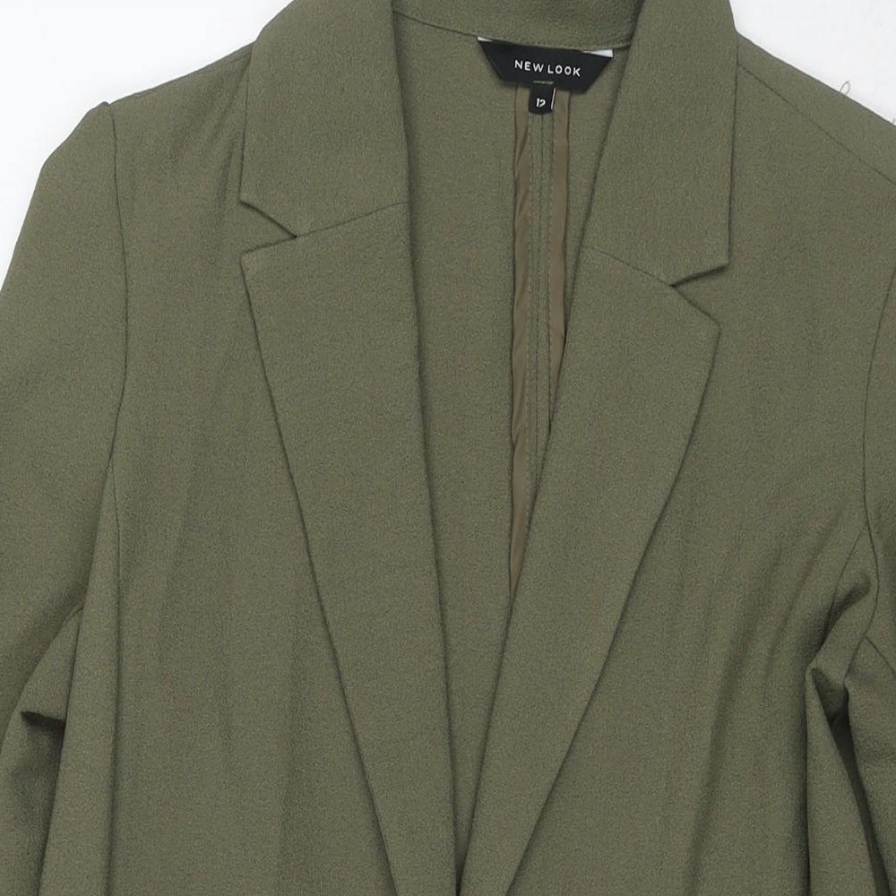 New Look Womens Green Jacket Blazer Size 12