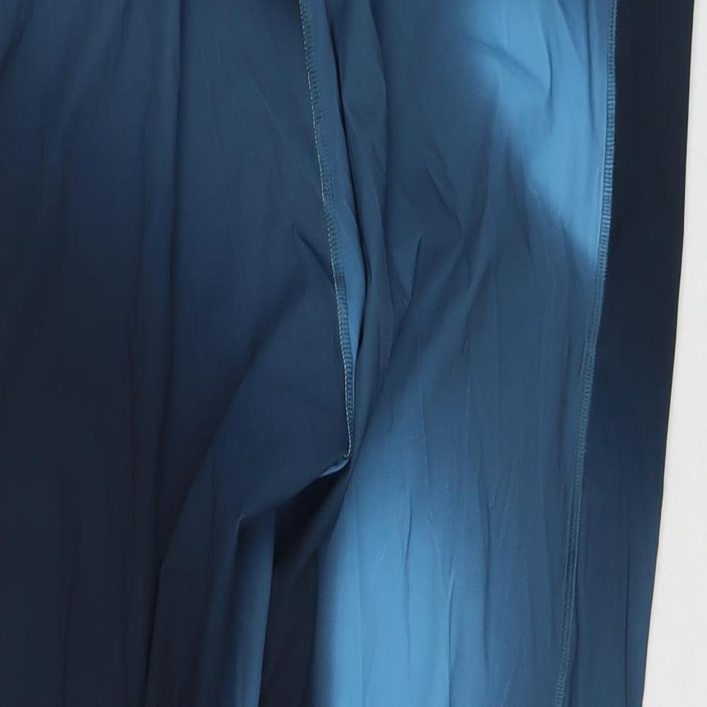 GOODMOVE Womens Blue Polyester Pedal Pusher Leggings Size 22 L24 in Regular Pullover