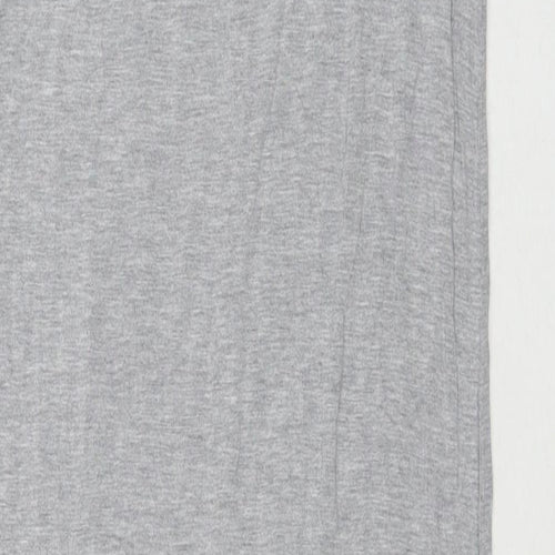 H&M Womens Grey Viscose Tank Dress Size M Round Neck Pullover