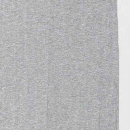 H&M Womens Grey Viscose Tank Dress Size M Round Neck Pullover