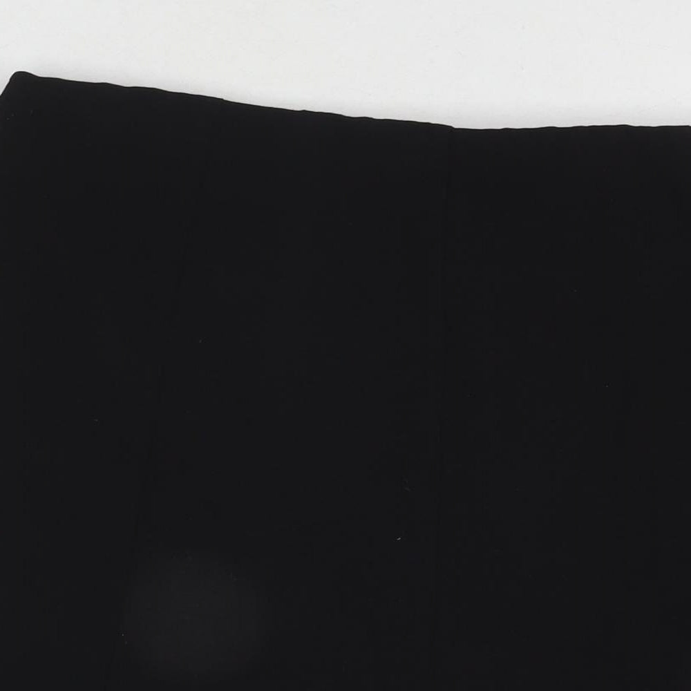 EWM Womens Black Polyester Maxi Skirt Size 16