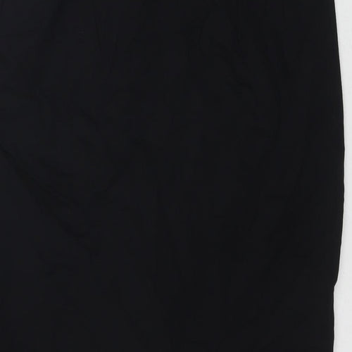 Marks and Spencer Womens Black Viscose Straight & Pencil Skirt Size 10