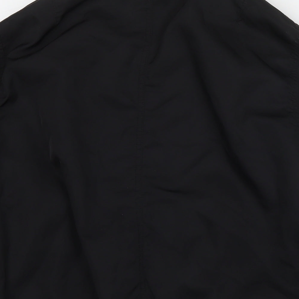 H&M Womens Black Bomber Jacket Jacket Size 8 Zip