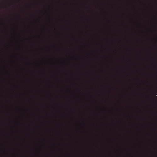 Calvin Klein Womens Purple Cotton Pullover Sweatshirt Size L Pullover - Logo