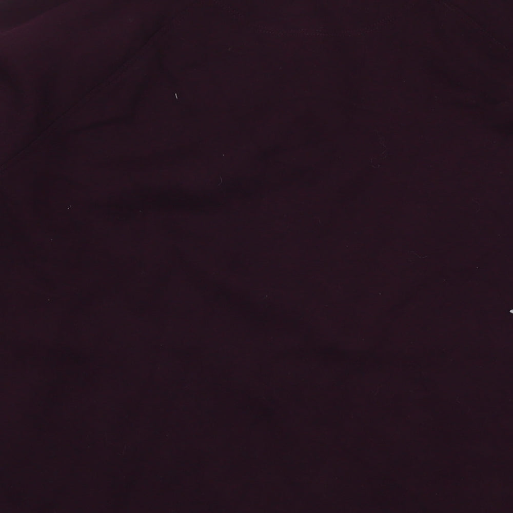 Calvin Klein Womens Purple Cotton Pullover Sweatshirt Size L Pullover - Logo