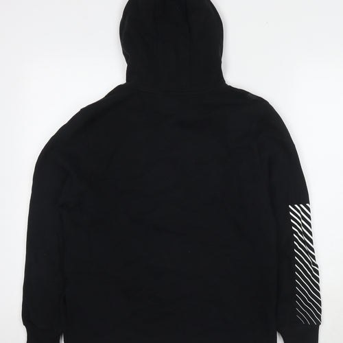 NEXT Boys Black Cotton Pullover Hoodie Size 11 Years Pullover