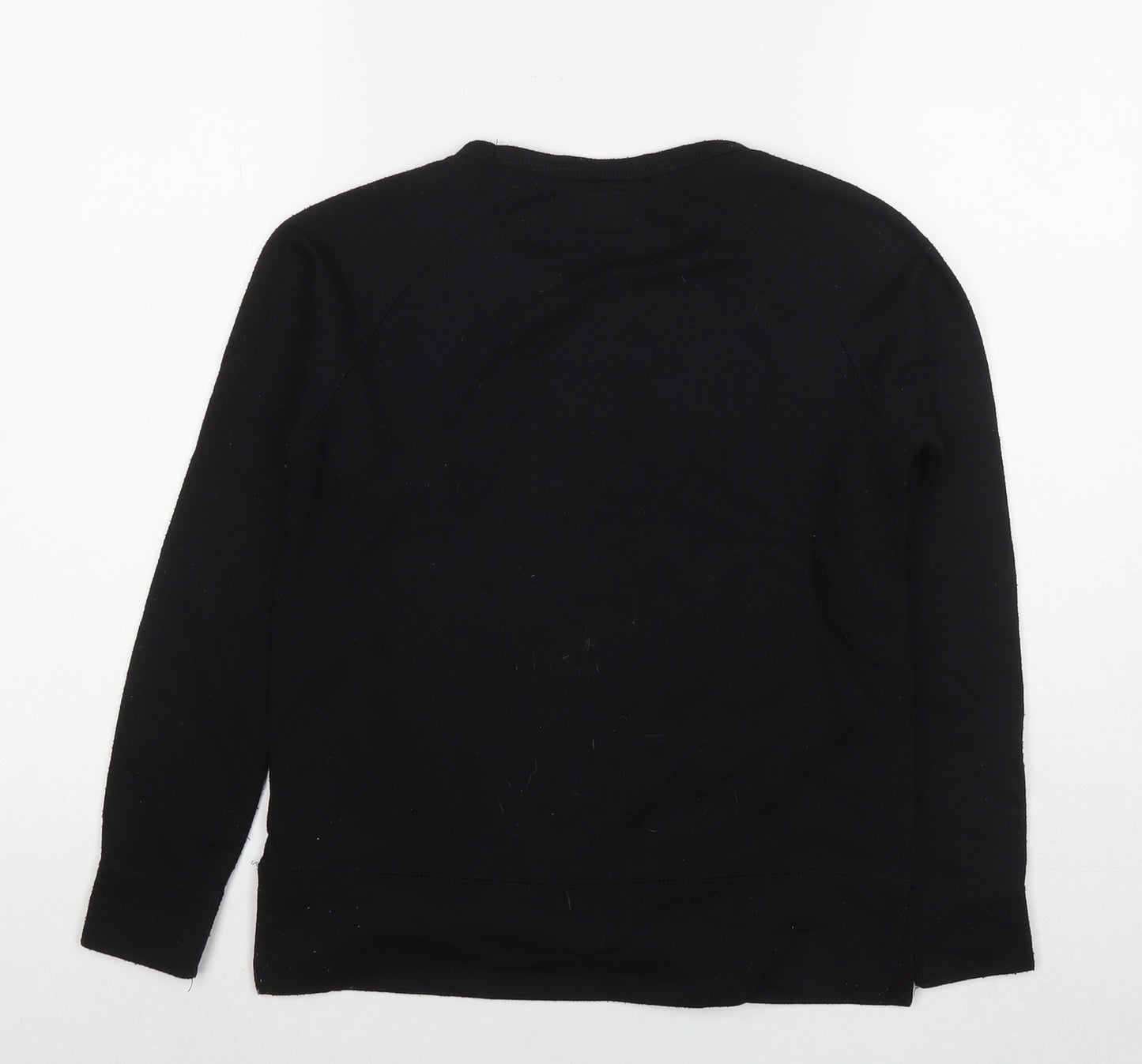Saltrock Womens Black Polyester Pullover Sweatshirt Size 8 Pullover