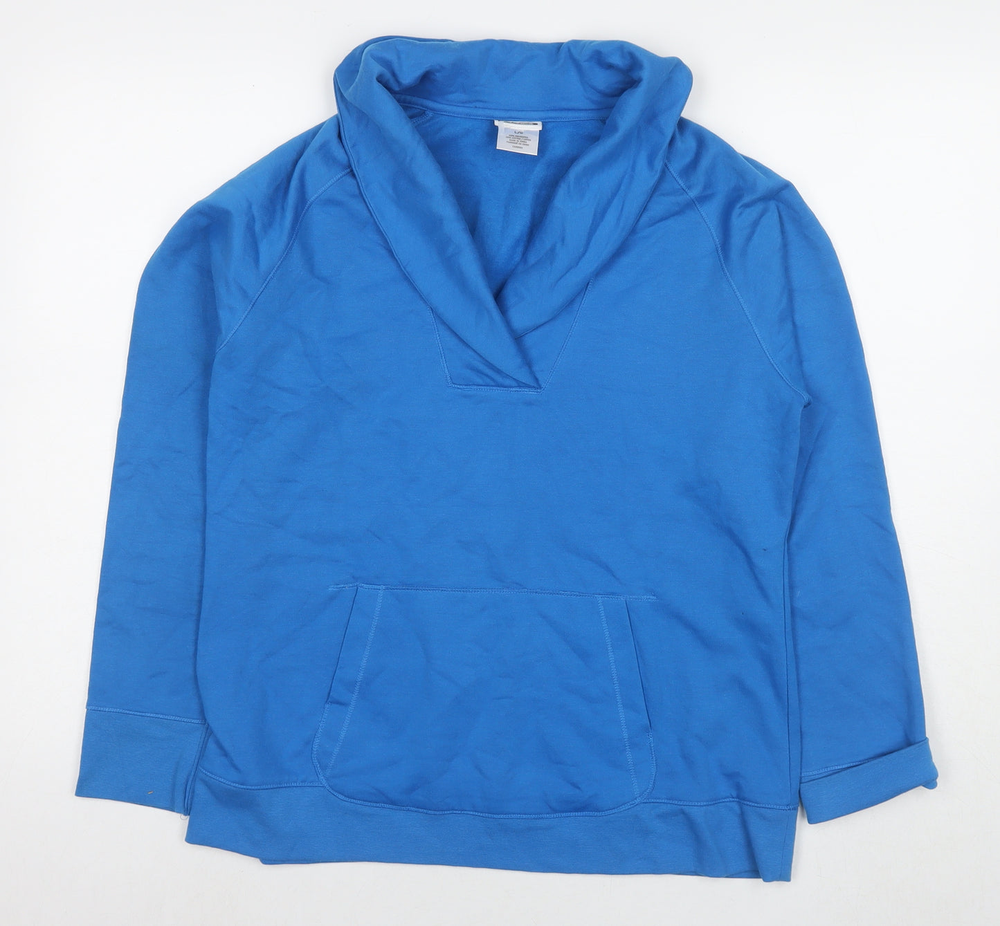 MidleTown Womens Blue Polyester Pullover Sweatshirt Size L Pullover