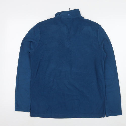 Mountain Warehouse Mens Blue Polyester Pullover Sweatshirt Size XS
