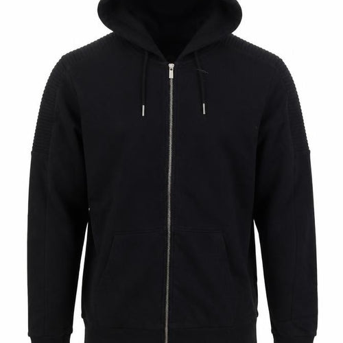 Clockhouse Mens Black Cotton Full Zip Hoodie Size XS