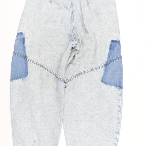 Berkshire Womens Blue Cotton Tapered Jeans Size 8 L27 in Regular Zip