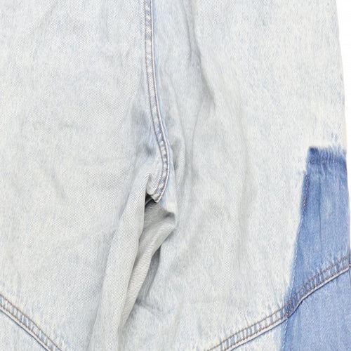 Berkshire Womens Blue Cotton Tapered Jeans Size 8 L27 in Regular Zip