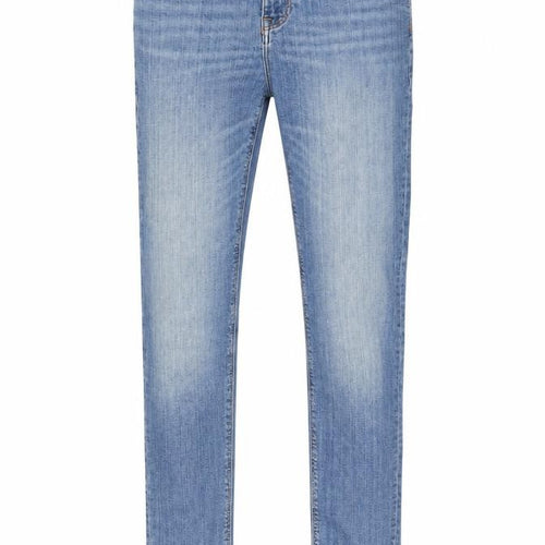 ASOS Mens Blue Cotton Blend Straight Jeans Size 30 in L34 in Regular Zip
