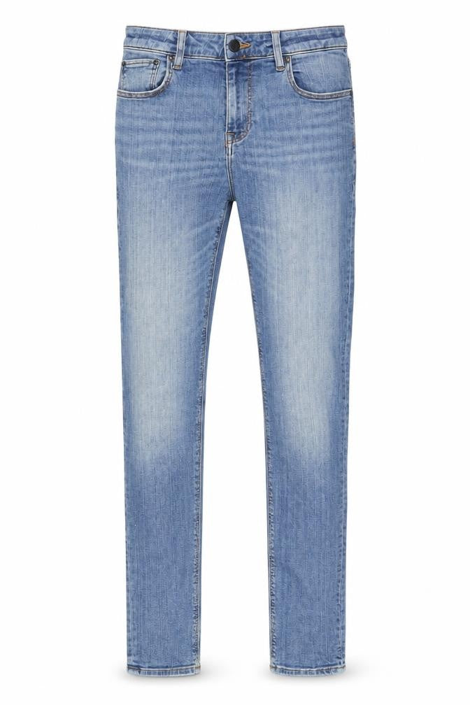 ASOS Mens Blue Cotton Blend Straight Jeans Size 30 in L34 in Regular Zip