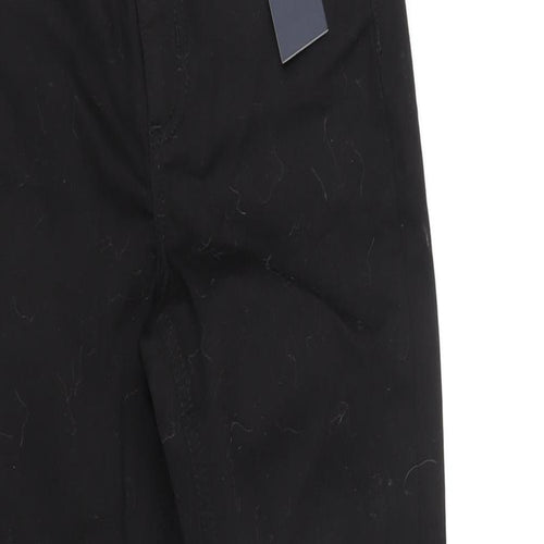 Pieces Womens Black Cotton Blend Tapered Jeans Size XS L28 in Regular Zip
