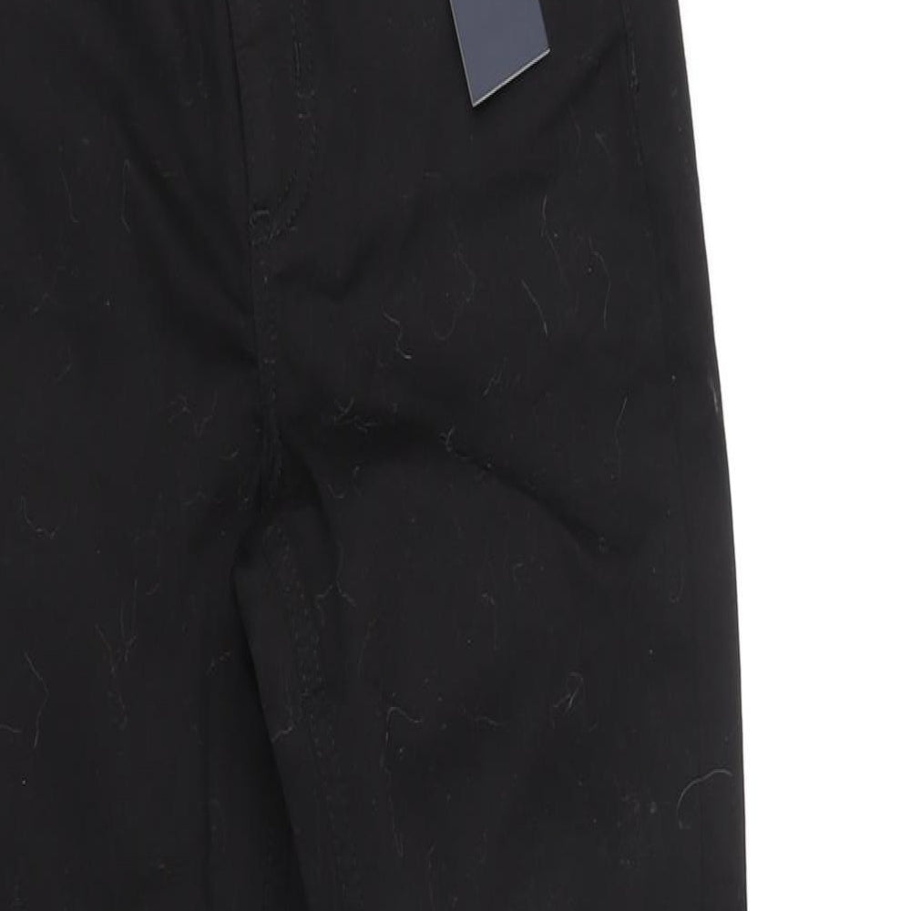 Pieces Womens Black Cotton Blend Tapered Jeans Size XS L28 in Regular Zip