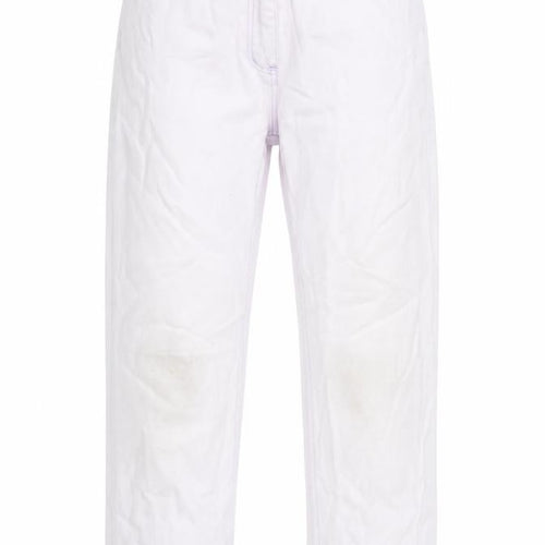 Mackays Womens Pink Cotton Straight Jeans Size 12 L27 in Regular Zip
