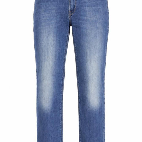Lee Womens Blue Cotton Straight Jeans Size 33 in L30 in Regular Zip