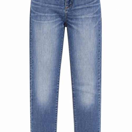 Gap Kids Girls Blue Cotton Tapered Jeans Size 12 Years L27 in Regular Zip