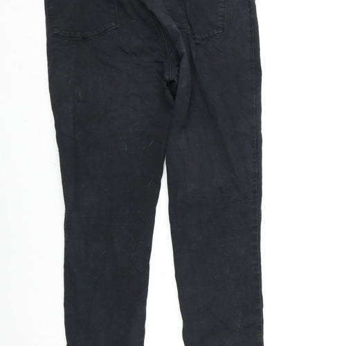 Therapy Sarah Womens Black Cotton Blend Skinny Jeans Size 16 L26.5 in Regular Zip