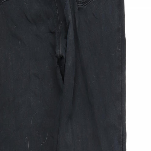 Therapy Sarah Womens Black Cotton Blend Skinny Jeans Size 16 L26.5 in Regular Zip