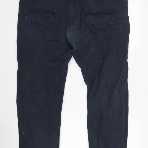 Canda Mens Blue Cotton Blend Straight Jeans Size 42 in L28 in Regular Zip