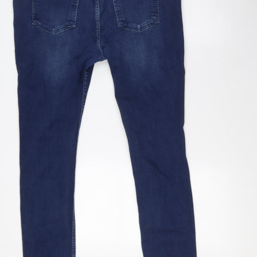 Supply&Demand Womens Blue Cotton Skinny Jeans Size 2XL L31 in Regular Zip