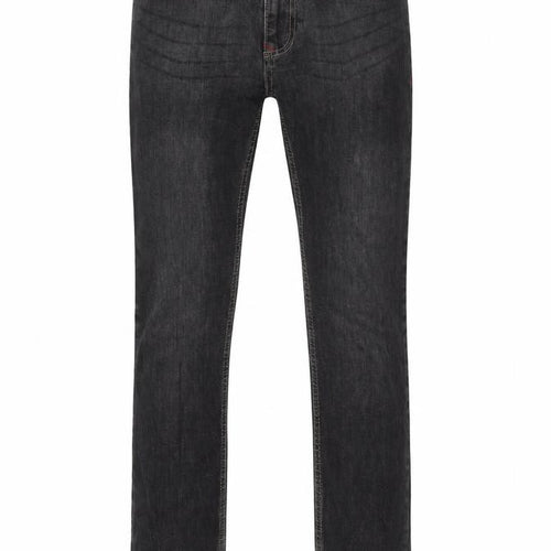Industrialize Mens Black Cotton Straight Jeans Size 30 in L35 in Regular Button