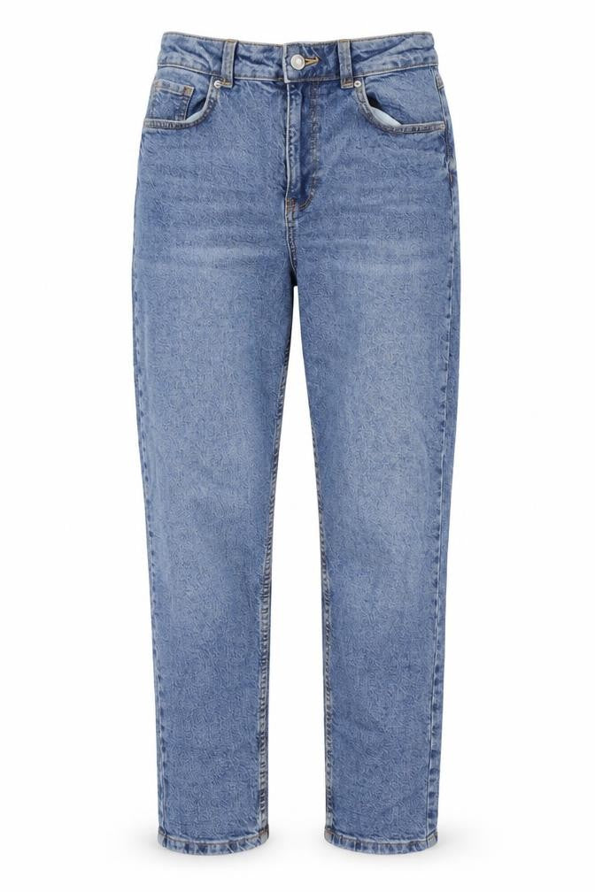 Denim Co Womens Blue Cotton Straight Jeans Size 10 L29 in Regular Button