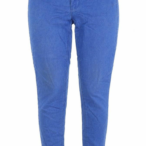 Denim Co Womens Blue Cotton Jegging Jeans Size 10 L32 in Regular Zip