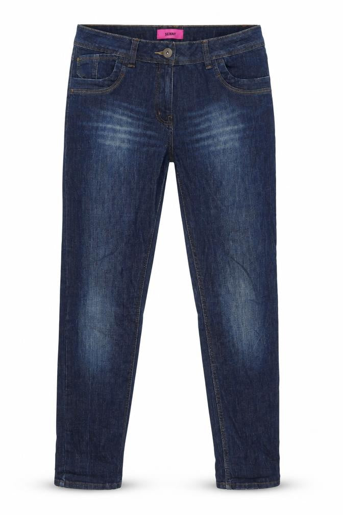 George Womens Blue Cotton Skinny Jeans Size 14 L32 in Regular Button