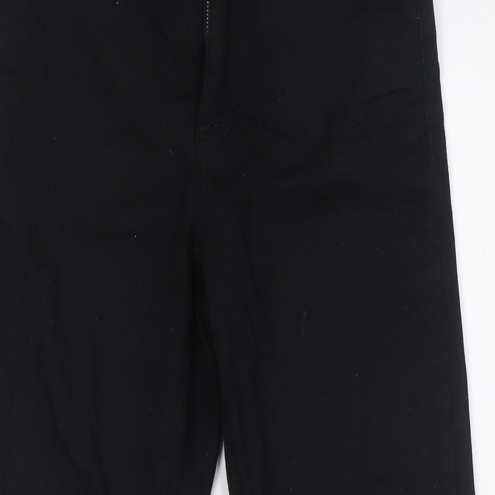 Marks and Spencer Womens Black Cotton Skinny Jeans Size 6 L26 in Regular Button
