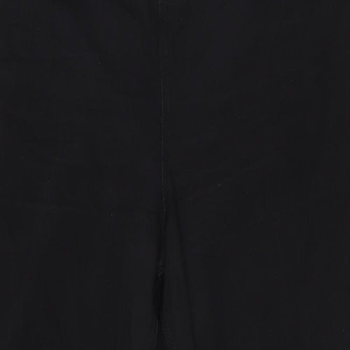 Papaya Womens Black Cotton Jegging Jeans Size 16 L30 in Regular
