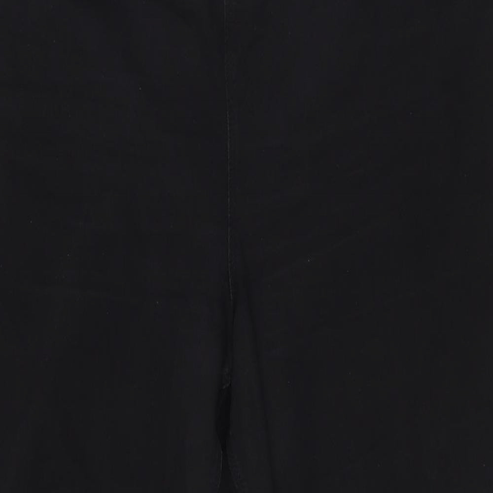 Papaya Womens Black Cotton Jegging Jeans Size 16 L30 in Regular