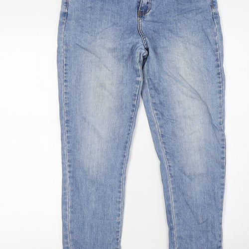 Billabong Mens Blue Cotton Straight Jeans Size 30 in L29 in Regular Button