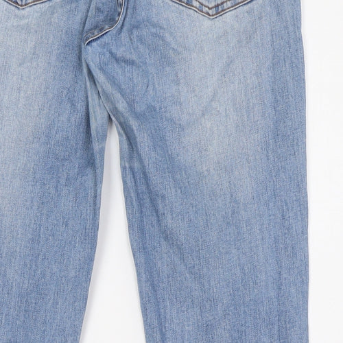 Billabong Mens Blue Cotton Straight Jeans Size 30 in L29 in Regular Button