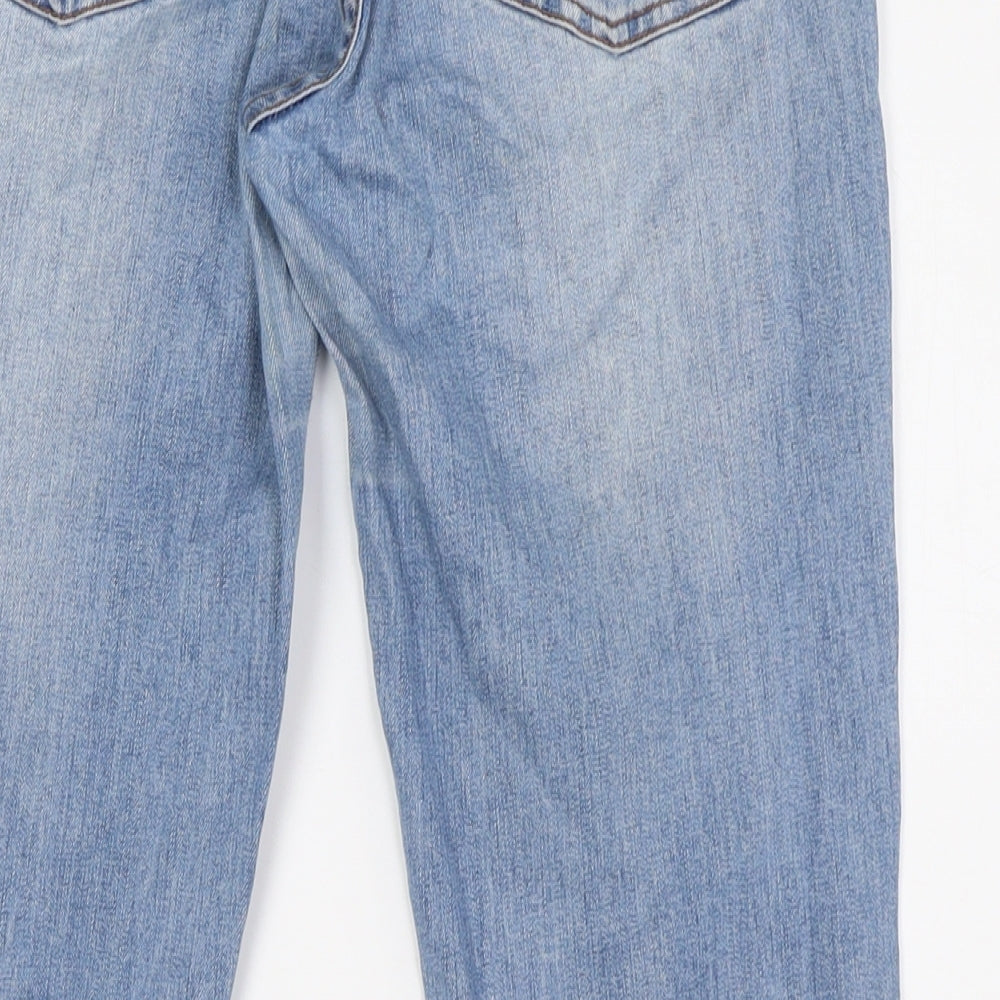Billabong Mens Blue Cotton Straight Jeans Size 30 in L29 in Regular Button
