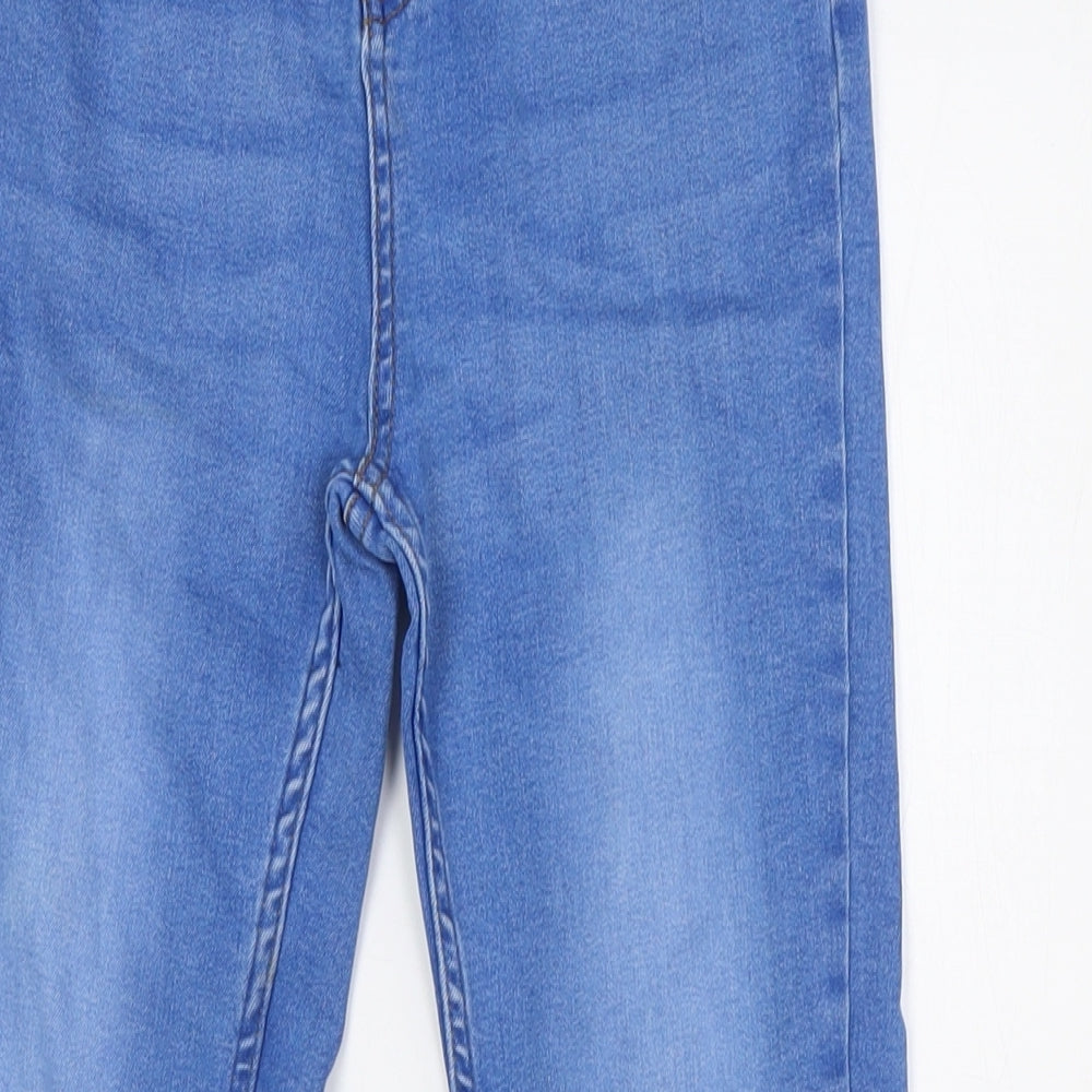 Denim Co Girls Blue Cotton Skinny Jeans Size 11-12 Years L26 in Regular Button