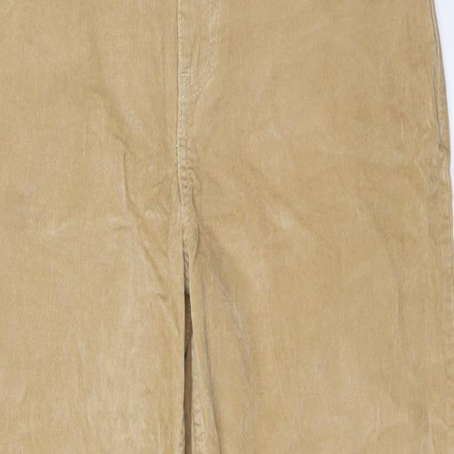 Noisy may Mens Beige Cotton Trousers Size 32 in L31 in Regular Button