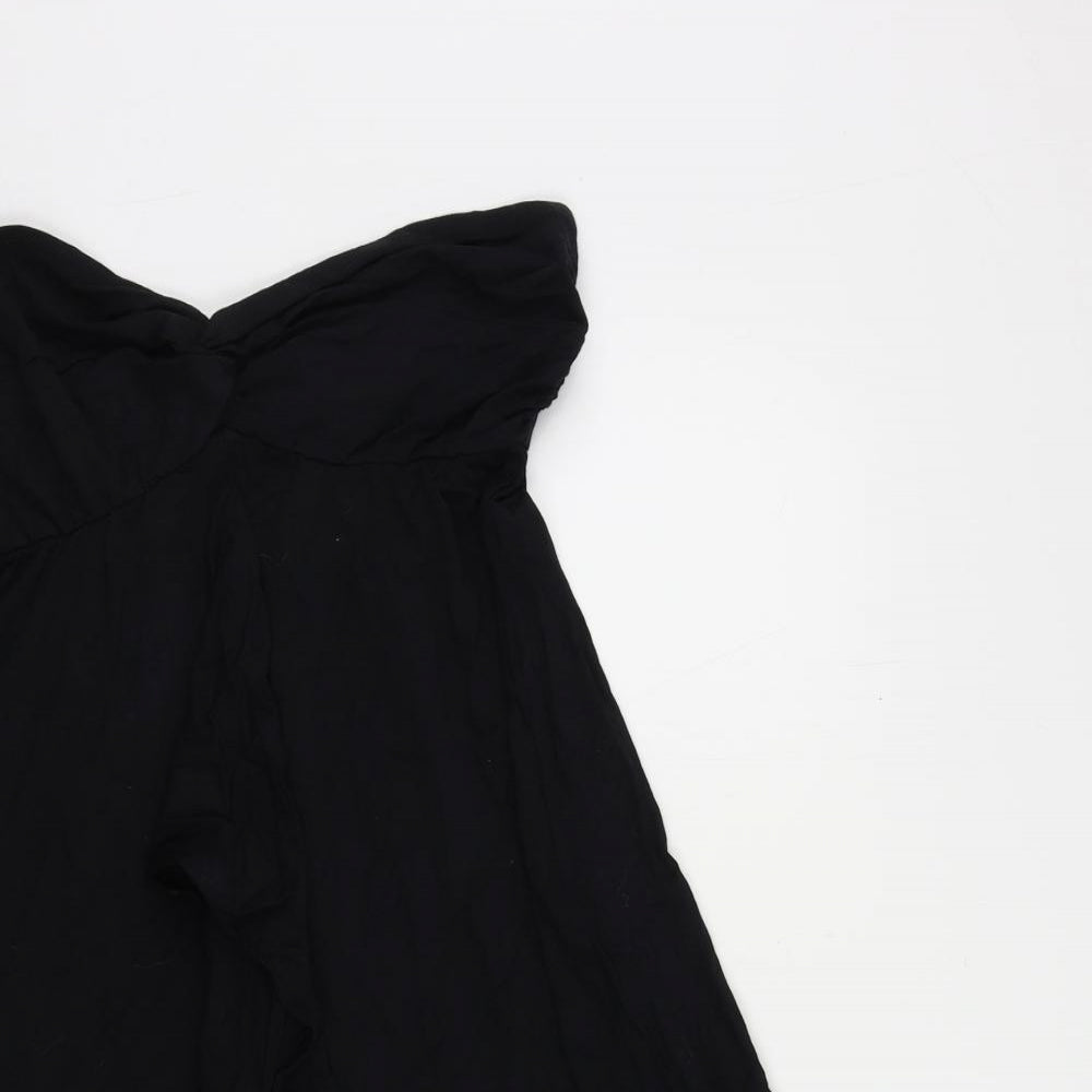 NEXT Womens Black Viscose Cover Up Size 14